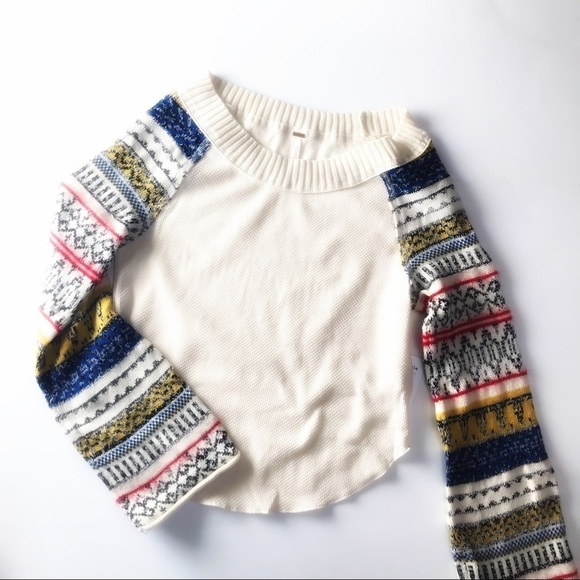Free People Fairground Thermal Top/Sweater XS - Picture 2 of 7